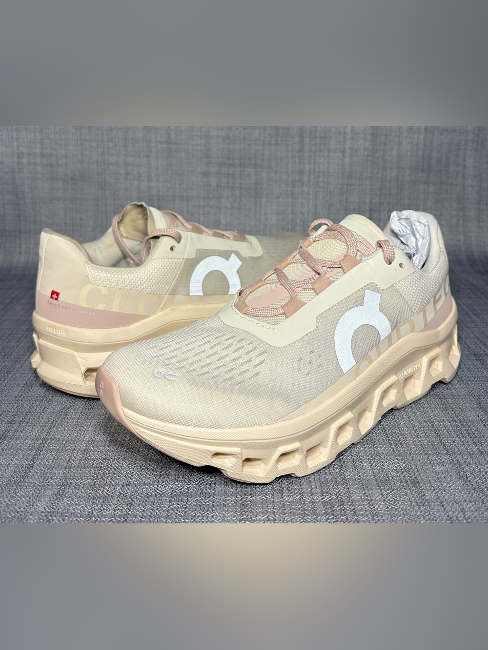 On Women's Cloudminster Training Shoes Moon / Fawn Size 8.5 - Picture 2 of 8